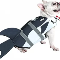 frenchies community shark french bulldog life vest