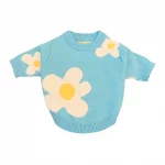 frenchies community shop frenchiescommunity blue flower sweater