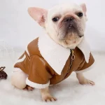 frenchies community shop frenchiescommunity faux fur dog jacket