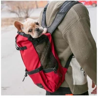 Poochi Monogram Dog Backpack  Frenchie Accessory for Outings