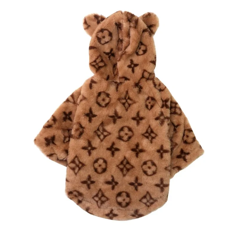 frenchies community chewy fur hooded frenchie jacket