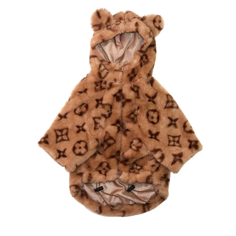 frenchies community chewy fur hooded frenchie jacket
