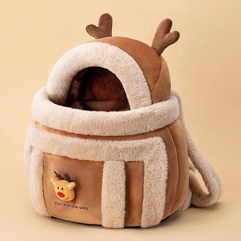 frencghies community christmas winter frenchie carrier